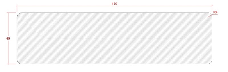 Vuren balk 50x170mm geschaafd 