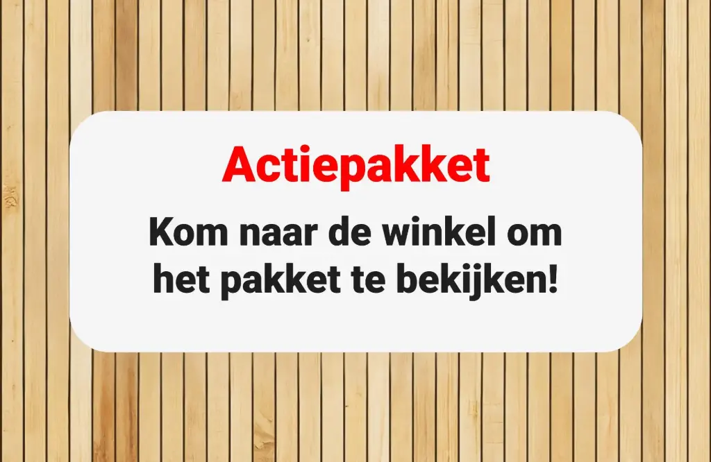 Pakket 114 - Vlonderplank douglaskleur geïmpregneerd (22 stuks)