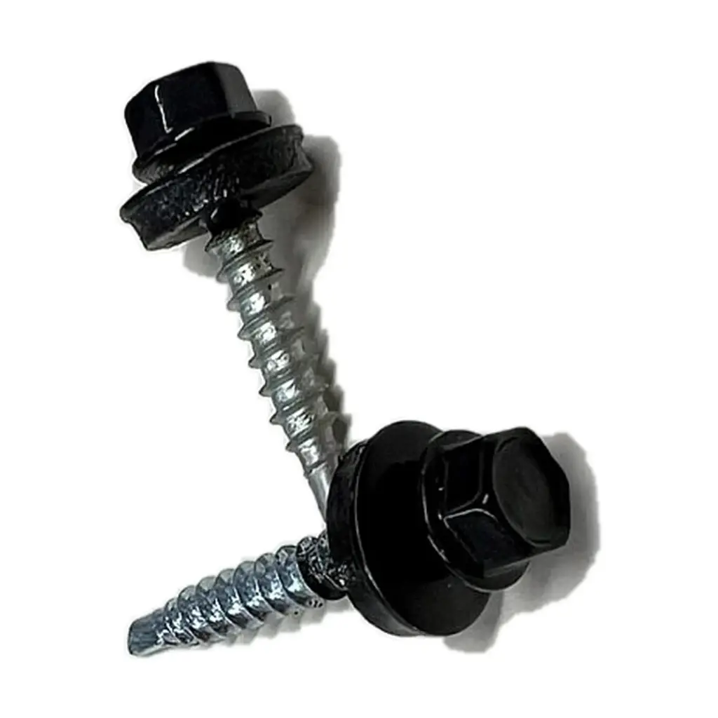 Dakkapschroef (zelfborend) 4.9x35mm, zwart