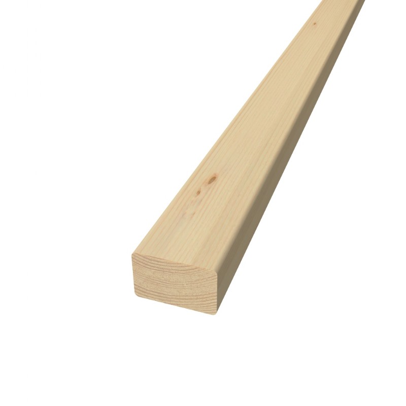 [HK015649] Vuren 365™ balk 50x75mm geschaafd (45x70mm), C14 (2100 mm, Onbehandeld, Geen kleur)