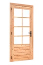 Douglas enkele glas deur dubbelglas 8-ruits B1100xH2150mm buitenmaat