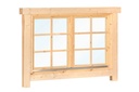 Draai- /kiepraam dubbel L3 vuren 153 x 105,1 cm