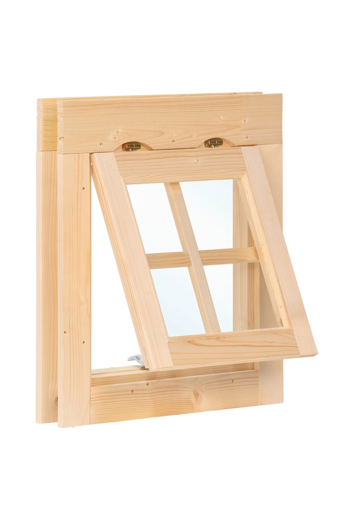 [HK001854] Uitzetraam enkel W4 vuren 57 x 57 cm