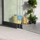 Glazen schuifwand 3-rails