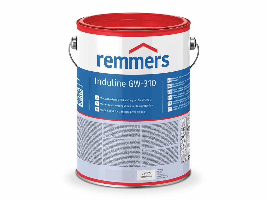[HK000332]  Remmers® induline GW-310 0.75/2.5L, diepzwart  (0.75L)