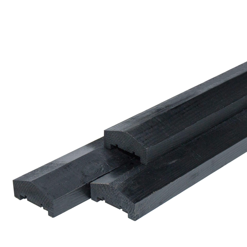 Geïmpregneerd 365™ regel 45x88x1800mm geschaafd, zwart