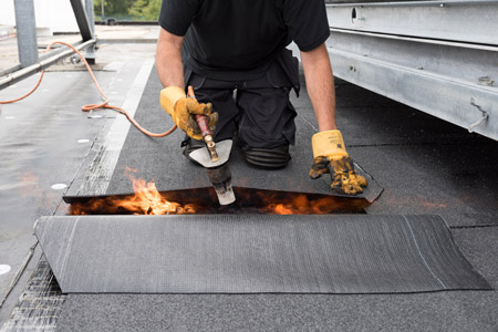 Gemineraliseerde APP-bitumen 470 5,0x1m¹, Black Mineral standard (per rol)