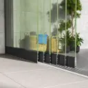 Glazen schuifwand 7-rails