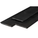 Douglas 365™ wisselsponning 18x195mm, 3 zijden geschaafd, 1 zijde fijnbezaagd, zwart gespoten