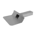 Loden dakwaterafvoer 6x8cm, 45°